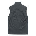 Large Size Men's Vest Fishing Hunting Summer Vests Sleeveless Tactical Military Work Coats Outdoor Multi Pocket Windproof Jacket BunnyGarden. 