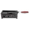 Mini Cheese Raclette Melter Carbon Steel Non-stick Roasters Tool. 