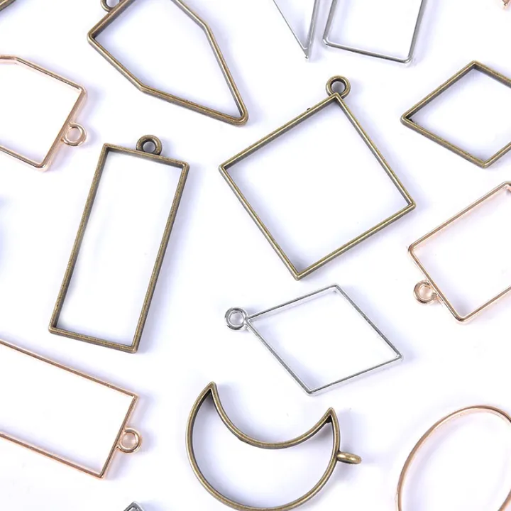 10pcs/lot%20Alloy%20Charm%20Pendants%20Hollow%20Mold%20Frame%20DIY%20Crafts%20Handmade%20Bezel%20Mold%20-%20Image%207