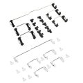 Mechanical Keyboard Big Keycaps Plate-mounted Costar Stabilizers Balancing Poles.