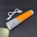 1PC Portable Rechargeable LED Flashlight – Mini Torch Light with Zoom & 3 Lighting Modes – Camping, Hiking & Travel Torch. 