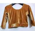 VELVET STRETCHY SHAREE BLOUSE 3/4 SLEEVE GOOD STITCHING FOR WOMEN. 