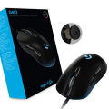 Logitech G403 Hero Wired Gaming Mouse, Hero 25K Sensor, 25,600 DPI, RGB Backlit Keys, Adjustable Weights, 6 Programmable Buttons, On-Board Memory, Braided Cable, PC/Mac, Black.