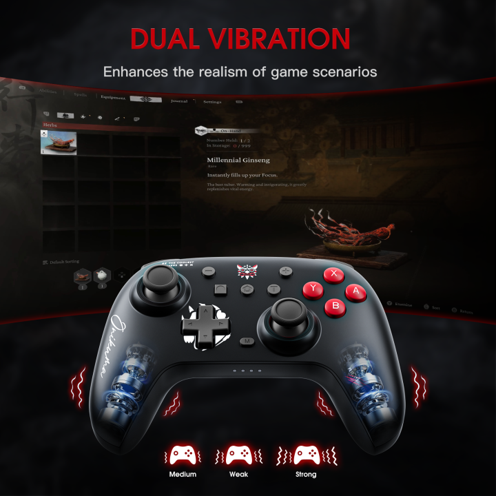 ONIKUMA%20C1%20Tri-Mode%20Six-Axis%20Gyroscope%20Dual%20Hall%20Effect%20Gaming%20Controller%20%7C%20Connectivity:%20Bluetooth%205.3,%C2%A0%20USB-C%20wired%20and%202.4GHz%20wireless%20-%20Image%206