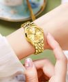Stylish & Fashionable 9931 Elegant Rhombus Mirror Original Quartz Ladies Watch. 