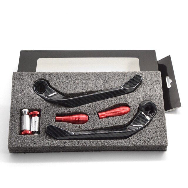 Motorcycle%20Handlebar%20Grips%20Brake%20Clutch%20Levers%20Guard%20Protection%20red%20colour%20-%20Image%202