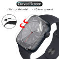 （NEW）Relaxtoo 3-12pcs For Apple Watch Series 8 41mm 999D Full Screen Protector For iWatch Series 8 iWatch8 Smart Watch Nanomaterials Soft Protective Film Not Glass. 