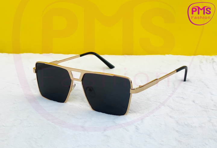 New Fashion Metallic Frame Square Shape Sunglass New Men Luxury Designer Driving Sunglasses - Sun Glass For Men
