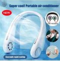 New Hanging Neck Fan LED Digital Display Portable Cooler Fan Bladeless Fan Personal Wearable Neckband 3 Speeds Adjustment Twin-Turbo Leafless 360° Neckband Fan USB Rechargeable Fan Mini Neck Fan. 