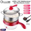 Mini Electric Cooking Pot And Egg Boiler 1.2litter. 