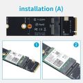 Wireless M.2 A+E Key Slot to M.2 M Key Wifi Bluetooth Adapter for AX200 9260 Bcm94352Z Card NVMe PCI Express SSD Port.