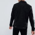 Black Colour Exclusive design premium quality Denim Winter Jacket For Men. 