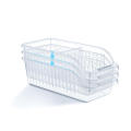 Transparent Refrigerator Storage Box Ventilated Food-Safe Plastic Storage Container Stackable Compartmental Vegetable Storage Basket for Fridge Storage Space Saving Food Organization. 