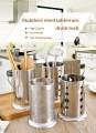 Stainless Steel Kitchen Drain Tableware Storage Racks Cutlery Chopsticks Spoon Fork Stationery Cosmetic Storage Racks Holder. 