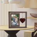 Couple Photo Frame Valentine's Day Gift Photo Holder Decorative 4x6 for Wedding Anniversary Mother's. 