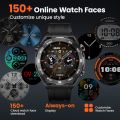 HAYLOU Watch R8 Smartwatch 1.43'' AMOLED Display Smart Watch Bluetooth Phone Call Mulitary-grade Toughness Smart Watches for Men.