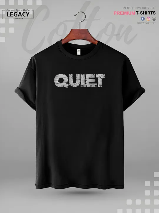 Great%20Quality%20Mens%20Tshirt%20In%20Lowest%20Price%20QUIET%20Printed%20-%20Image%204