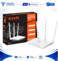 Tenda F3 300 Mbps Ethernet Single-Band Wi-Fi Router.