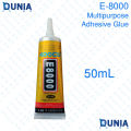 E8000 Phone Repair Adhesive Glue for DIY Clear Contact Fiber Cloth Metal Wood Glue work With Precision Applicator. 