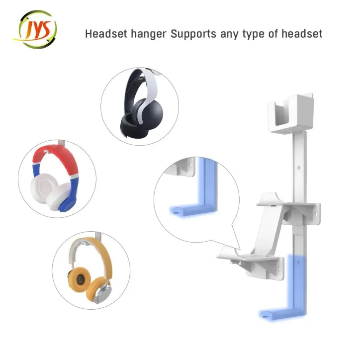 Game%20Controller%20Holder%20Remote%20Wall%20mount%20Bracket%20with%20headset%20Hanger%20Storage%20Stand%20For%20PS5,Xbox%20Series%20X,PS4,Xbox%20One,NS%20Switch%20-%20Image%203