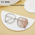 OQ BOGA 12 Styles Unisex Proof Blue Light Radiation Computer Glasses Men Women Large Metal Frame Anti UV Photochromic Sunglasses.