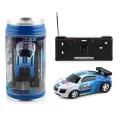 【Crazy Womonan】Coke Can Mini Cans RC Car Battery Operated Plastic Remote Control Racing Vehicle with Roadblocks Micro Racing Car Christmas Gift. 