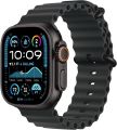 Ocean Band Compatible With For Apple Watch Band 42Mm 44Mm 45Mm 49Mm For Women Men, Adjustable Loop Silicone Waterproof Sport Strap For Iwatch Series Ultra/8/7/6/5/4/3 ( Only Belt ) - Smart Watch Belt.