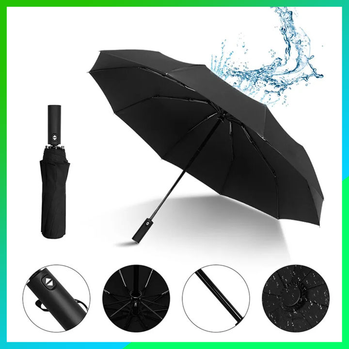 BMW Motorsport 12 Ribs Umbrella – 12 Shik Super Strong Umbrella –Fashionable and Trendy Designed - Auto Open & Auto Close Umbrella UV