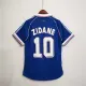Vintage 1998 World Cup France Jersey ome 10 e ratie Fam Edition Soccer niform. 