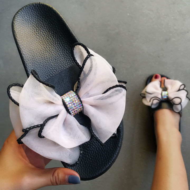 Cross-border%20Amazon%20AliExpress%20spot%20wholesale%20women's%20one-word%20sandals%20bow%20bright%20diamond%20slippers%20casual%20sandals%20on%20behalf%20of%20delivery%20-%20Image%204