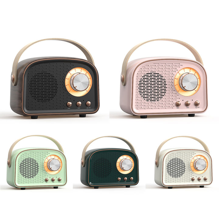 DW21 Bluetooth Speaker Classical Retro Music Player Sound Stereo Portable Decoration Mini Home Speaker Travel Music Player