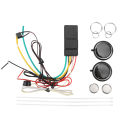 Car Keyless Entry System 12V PKE Remote Engine One Key Starter Anti Theft Passive Keyless Entry System Universal Fit. 