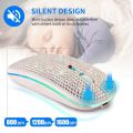 Bling 2.4GHz Wireless Mouse Covered with for rhinestone Crystal Mo.