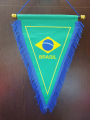 Brazil Festoon [Banner [Flag- (14" inch by 10" inch).. 