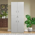 Unique Design 4 Door Almirah with Locker Drawer/ Bedroom Furniture Wardrobe/ Cloth Storage Cabinet. 