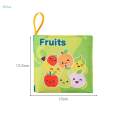 Baby Bath Cloth Book Travel Toy Early Education and for Newborn 0-3 Year Old. 