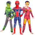 Children Fantasy Comic Movie Boy Avengers Muscle Super Hero Anime Party One Piece Halloween Cosplay Costume.