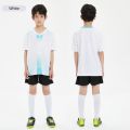 Wholesale Custom Personalized Kids Football Jersey Shirt High Quality Children Football Uniform Soccer Jersey For Young Boy.