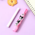 New Sanrio Press Pencil Eraser Cute Cartoon Kuromi Eraser Creative Stationery School Learning Office Supplies Children's Giftscosplay. 
