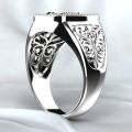 Superb Signature Style Metal Finger Ring for Men - Quality and Durability, Stylish and Innovative Design.