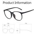 Trendy Clear Myopia Glasses Unisex Luxury Design Anti-blue Ray Short-sighted Eyewear Unisex Vintage Round Diopter Eyeglasses. 