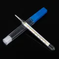 1PC Mercurial Glass Thermometer Large Screen Clear Reading Clinical Measurement Device Human Tature Thermometer. 
