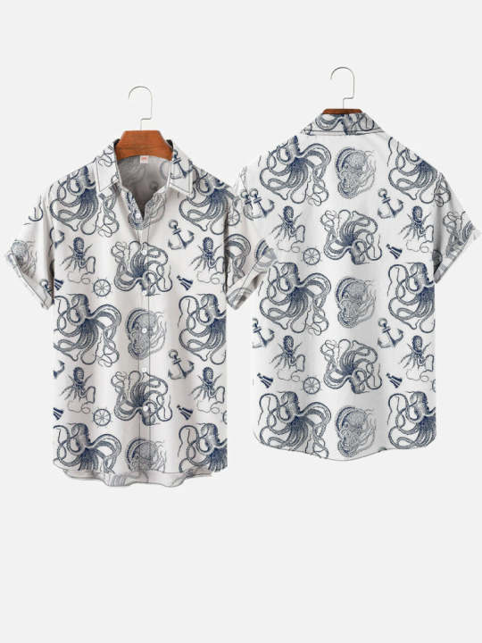 Summer%20men's%20octopus%20print%20shirts%20Short%20sleeved%20Hawaiian%20beach%20shirts%20Ocean%20animal%20cartoon%20pattern%20shirts%20Men's%20casual%20shirt%20-%20Image%207
