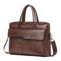 Briefcase Men Handbags Casual Leather Laptop Bags Male Business Travel Messenger Bags Men's Crossbody Shoulder Bag Мужская сумка. 