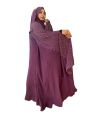 Abaya party stone borka -with hijab -dubai charry jorjet kapor -for Muslim woman.