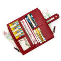 Women's Wallet Fashion Long Leather Wallet Large-capacity Buckle Zipper Clutch Bag Fashion Multi-card Wallet Zipper Women's Wall. 