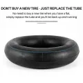 2 PCS 4.10/3.50-4 Inch Inner Tube Tire for Hand Truck, Dolly, Hand Cart, 4.10-4 Replacement Tube with Crowbar. 