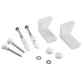 Bathroom Angled Floor Wc Tet Pan Bidet Or Semi Pedestal Fixing Kit Bolts.