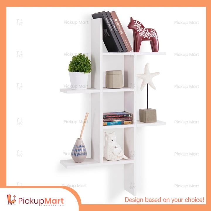 Laminated Board Book Shelf Showpiece Rack Living Room furniture BS - 13 ...