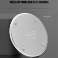 15W 10W Wireless Charger Pad Metal Glass Mirror For Samsung S20 S21 Ultra Note 10Plus S9 S8 Huawei Mobile Phone Wireless Charger.